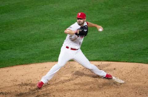 Adam Morgan of the Philadelphia Phillies (Photo by Mitchell Leff/Getty Images)