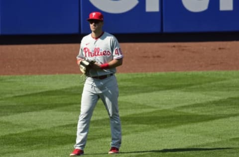 Adam Haseley #40 of the Philadelphia Phillies (Photo by Steven Ryan/Getty Images)