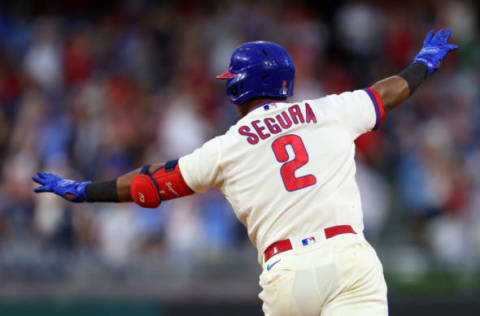 Jean Segura #2 of the Philadelphia Phillies (Photo by Rich Schultz/Getty Images)