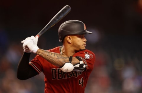 Ketel Marte #4 of the Arizona Diamondbacks (Photo by Christian Petersen/Getty Images)