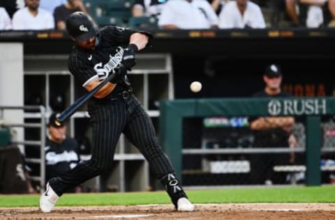 Danny Mendick #20 of the Chicago White Sox (Photo by Quinn Harris/Getty Images)