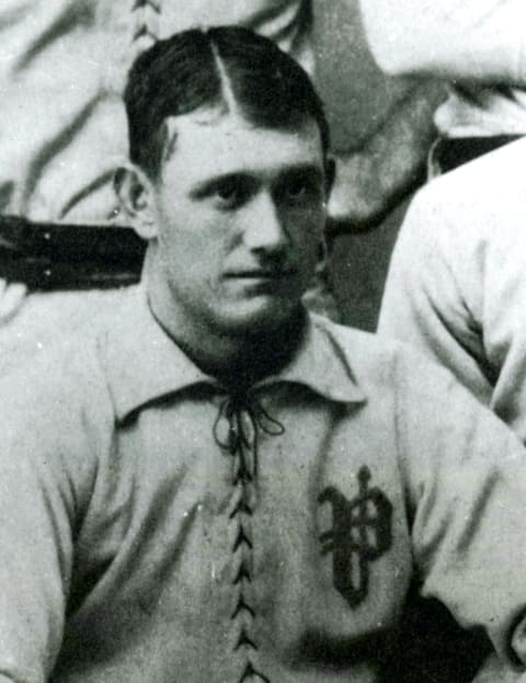 Ed Delahanty, Phillies (Photo Reproduction by Transcendental Graphics/Getty Images)