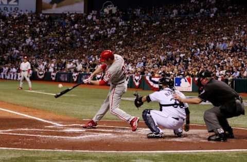 Chase Utley #26 of the Philadelphia Phillies (Photo by Doug Benc/Getty Images)