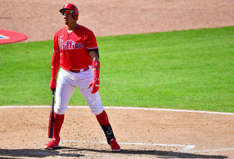 CLEARWATER, FLORIDA – MARCH 01: Jhailyn Ortiz #89 of the Philadelphia Phillies (Photo by Julio Aguilar/Getty Images)