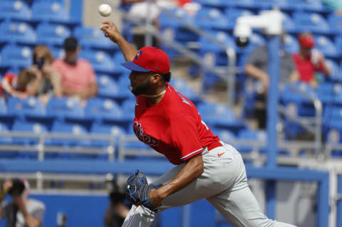 Philadelphia Phillies relief pitcher Adonis Medina (Kim Klement/USA TODAY Sports)