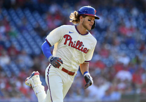 Philadelphia Phillies infielder Alec Bohm (28) Mandatory Credit: Kyle Ross-USA TODAY Sports