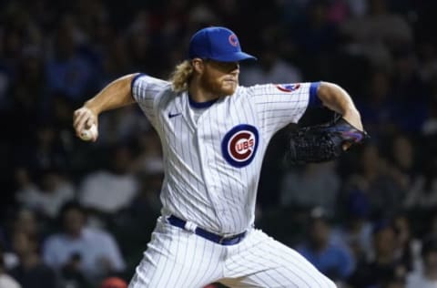 Craig Kimbrel (46) of the Chicago Cubs (David Banks/USA TODAY Sports)