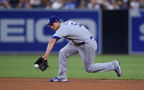 Corey Seager (5) Mandatory Credit: Orlando Ramirez-USA TODAY Sports