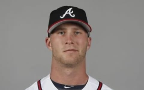 Feb 26, 2016; Lake Buena Vista, FL, USA; Atlanta Braves pitcher Evan Rutckyj during media day at ESPN. Mandatory Credit: Reinhold Matay-USA TODAY Sports