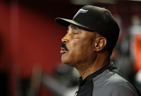 PHOENIX – MAY 22: Manager Cito Gaston of the Toronto Blue Jays watches from the dugout during the Major League Baseball game against the Arizona Diamondbacks at Chase Field on May 22, 2010 in Phoenix, Arizona. The Diamondbacks defeated the Blue Jays 8-5. (Photo by Christian Petersen/Getty Images)