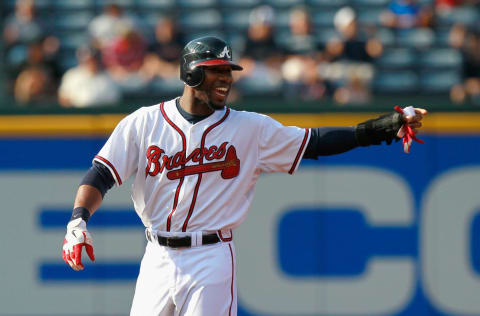 ATLANTA – SEPTEMBER 29: Jason Heyward #22 of the Atlanta Braves against the Florida Marlins at Turner Field on September 29, 2010 in Atlanta, Georgia. (Photo by Kevin C. Cox/Getty Images)