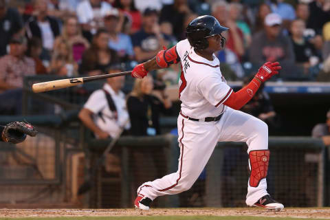 Atlanta Braves’ prospect Cristian Pache offers fans the same tools as Sam Jethroe, with the added benefit of Gold Glove defense. (Photo by Christian Petersen/Getty Images)