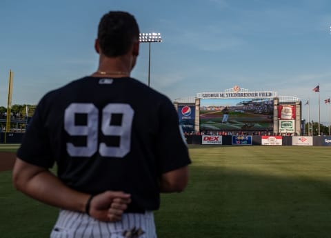 <> at Steinbrenner Field on March 13, 2019 in Tampa, Florida.