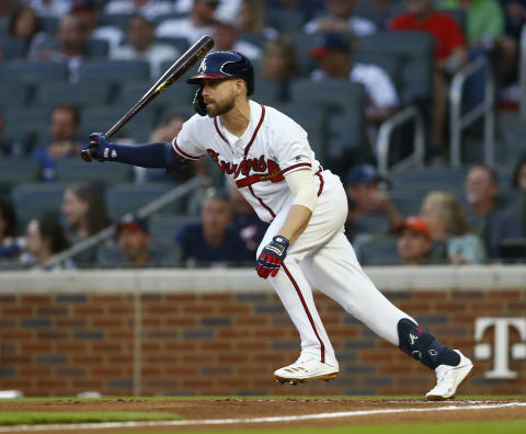 Ender Inciarte #11 of the Atlanta Braves. (Photo by Mike Zarrilli/Getty Images)