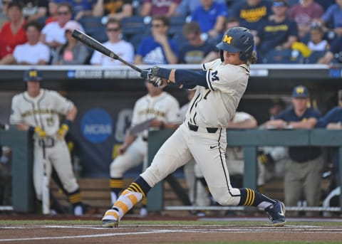 Jesse Franklin #7 of the Michigan Wolverines. (Photo by Peter Aiken/Getty Images)