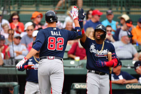 The Atlanta Braves selection of Bryce Ball proved a successful late-round choice. (Photo by Julio Aguilar/Getty Images)