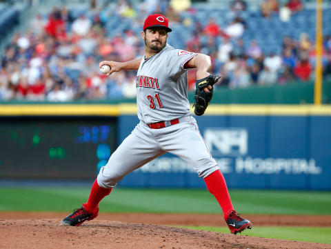 ATLANTA, GA – MAY 02: Jason  Marquis #31 of the Cincinnati Reds pitches in the third inning to the Atlanta Braves at Turner Field on May 2, 2015 in Atlanta, Georgia. (Photo by Kevin C. Cox/Getty Images)