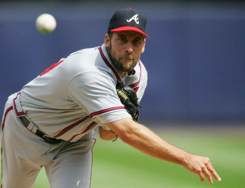 John Smoltz, Atlanta Braves. (Photo by Jim McIsaac/Getty Images)