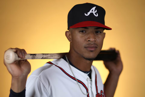 LAKE BUENA VISTA, FL – FEBRUARY 22: Ray-Patrick Diddder #88 of the Atlanta Braves poses for a photo during photo days at Champion Stadium on February 22, 2018 in Lake Buena Vista, Florida (Photo by Rob Carr/Getty Images)