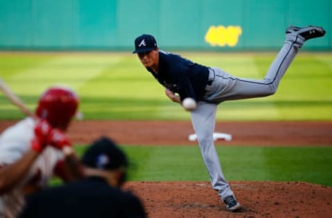 ST. LOUIS, MO – JUNE 30: Max Fried #54 delivers a pitch against the St. Louis Cardinals in the second inning at Busch Stadium on June 30, 2018 in St. Louis, Missouri. (Photo by Dilip Vishwanat/Getty Images)