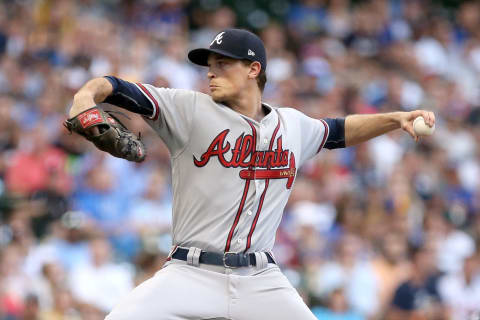 MILWAUKEE, WI – JULY 05: Max Fried #54 of the Atlanta Braves pitches in the first inning against the Milwaukee Brewers at Miller Park on July 5, 2018 in Milwaukee, Wisconsin. (Photo by Dylan Buell/Getty Images)