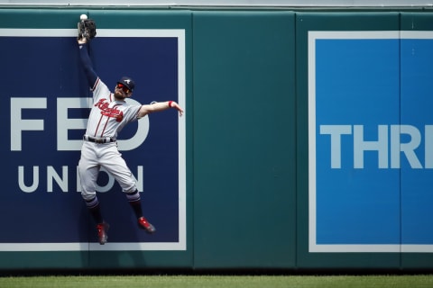 Atlanta Braves Centerfielder Ender Inciarte won the Gold Glove in 2017 and looks on course to win again in 2018 (Photo by Patrick McDermott/Getty Images)