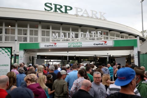 SRP Park is home of the Atlanta Braves Low-A affiliate. (Photo by Taylor Hill/Getty Images for Augusta At Night)