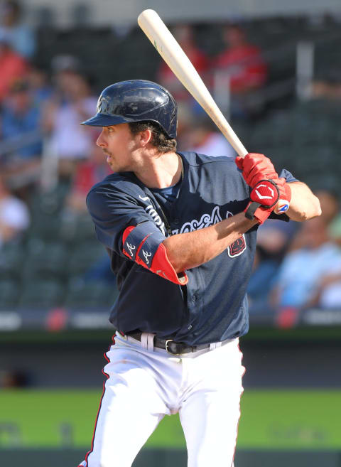 Braden Shewmake #83 of the Atlanta Braves. (Photo by Mark Cunningham/MLB Photos via Getty Images)