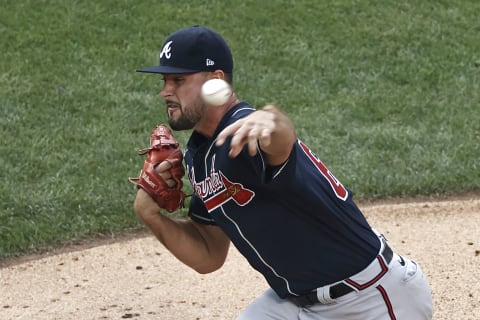 Kyle Muller #66 of the Atlanta Braves. (Photo by Adam Hunger/Getty Images)