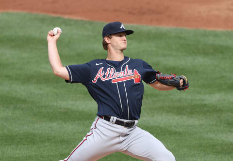 The Atlanta Braves failed to agree on a contract for the 2021 season with starting pitcher Mike Soroka. (Photo by Al Bello/Getty Images)