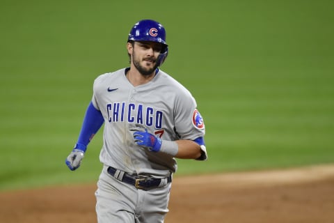 CHICAGO, ILLINOIS – SEPTEMBER 26: Kris Bryant #17 of the Chicago Cubs (Photo by Quinn Harris/Getty Images)