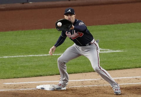 Freddie Freeman is now a Gold Glove winner, too. (Photo by Jim McIsaac/Getty Images)