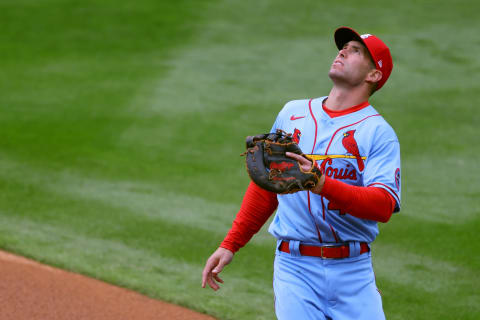 Cardinals’ 1B Paul Goldschmidt likely has the best contract comp for the Atlanta Braves to use toward a Freeman deal. (Photo by Rich Schultz/Getty Images)