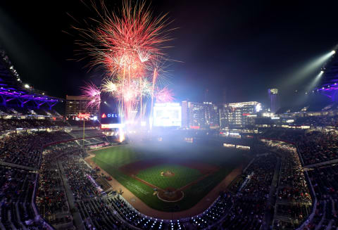 General view of Truist Park during. (Photo by Adam Hagy/Getty Images)