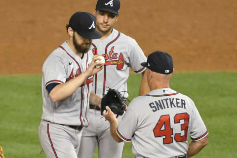 The Atlanta Braves might very well need some starting pitching support. (Photo by Mitchell Layton/Getty Images)