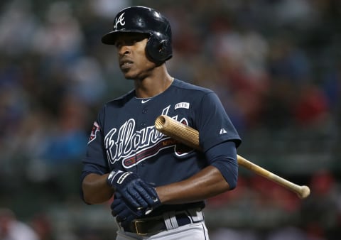 B.J. Upton #2 of the Atlanta Braves. (Photo by Rick Yeatts/Getty Images)