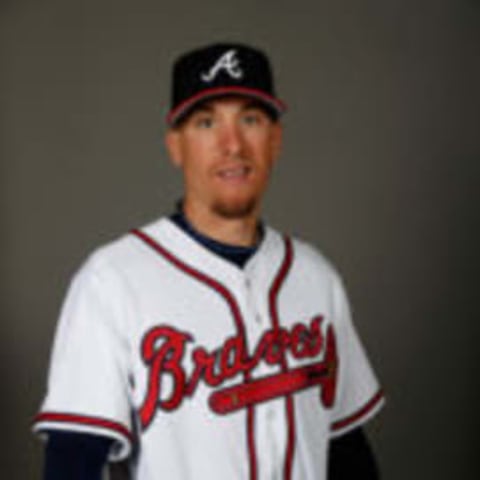 LAKE BUENA VISTA, FL – FEBRUARY 26, 2016: Matt Marksberry during Atlanta Braves 2016 photo day. (Photo by Rob Carr/Getty Images)