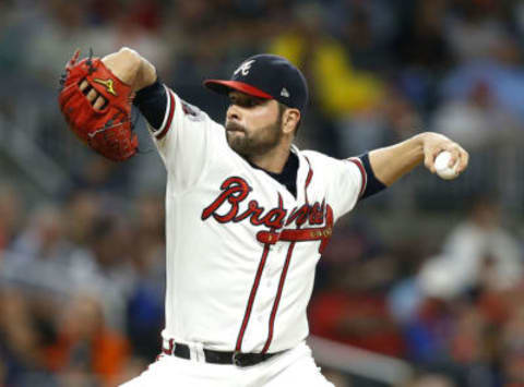 ATLANTA, GA – JUNE 22: Pitcher Jaime Garcia #54 of the Atlanta Braves throws a pitch in the second inning during the game against the San Francisco Giants at SunTrust Park on June 22, 2017. (Photo by Mike Zarrilli/Getty Images)