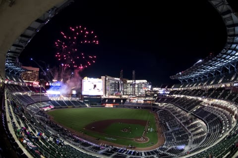 Overall of SunTrust Park. (Photo by Logan Riely/Beam Imagination/Atlanta Braves/Getty Images)