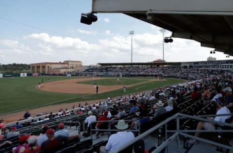 KISSIMMEE, FL – MARCH 20: General view of Osceola County Stadium during a game between the Philadelphia Phillies and the Houston Astros on March 20, 2014 in Kissimmee, Florida. (Photo by Stacy Revere/Getty Images)