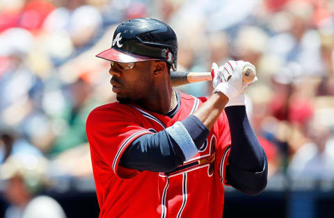 ATLANTA – JUNE 20: Jason  Heyward #22 of the Atlanta Braves against the Kansas City Royals at Turner Field on June 20, 2010 in Atlanta, Georgia. (Photo by Kevin C. Cox/Getty Images)