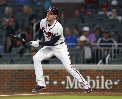 Former Atlanta Braves first baseman and Milwaukee Braves first baseman Joe Adcock have a lot in common. (Photo by Mike Zarrilli/Getty Images)