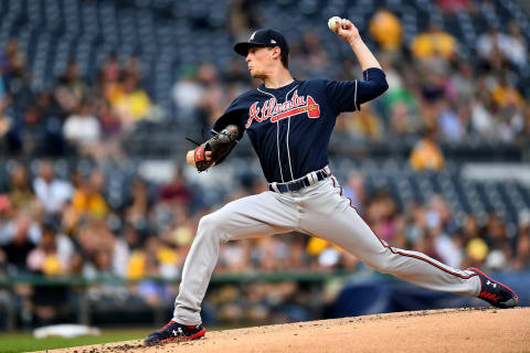 PITTSBURGH, PA – JUNE 04: Max Fried #54 of the Atlanta Braves delivers a pitch during the first inning against the Pittsburgh Pirates at PNC Park on June 4, 2019 in Pittsburgh, Pennsylvania. (Photo by Joe Sargent/Getty Images)