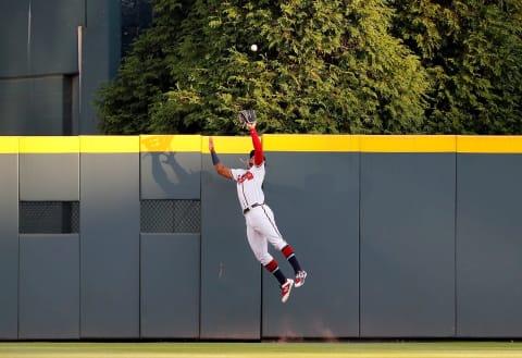 Ronald Acuna Jr. of the Atlanta Braves (Photo by Kevin C. Cox/Getty Images)