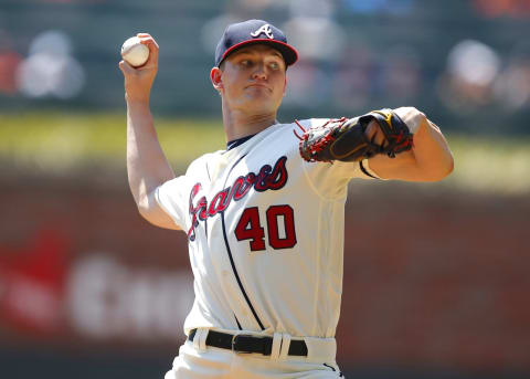 Mike Soroka of the Atlanta Braves (Photo by Todd Kirkland/Getty Images)