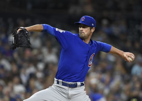 Hamels signed a one-year, $18 million deal with the Atlanta Braves Wednesday. Photo by Denis Poroy/Getty Images)