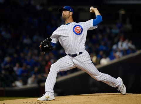 Starting pitcher Cole  Hamels. (Photo by Quinn Harris/Getty Images)