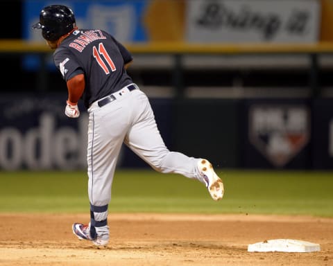 Jose Ramirez (Photo by Ron Vesely/MLB Photos via Getty Images)