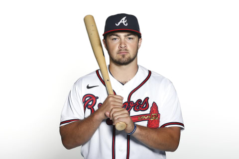 Atlanta Braves catcher Shea Langeliers (Photo by Michael Reaves/Getty Images)