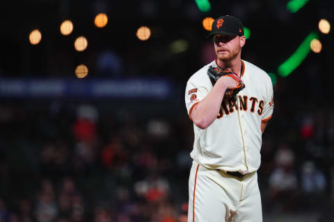 Will Smith #13 of the San Francisco Giants. (Photo by Daniel Shirey/Getty Images)